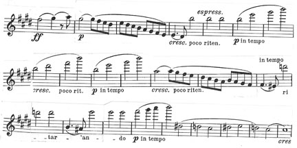 Third subject of 7th movement 